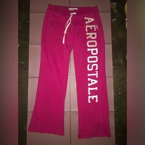 Aeropostale Y2K rare logo Pink Sweatpants